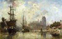 Johan Barthold Jongkind - The Port of Dordrecht